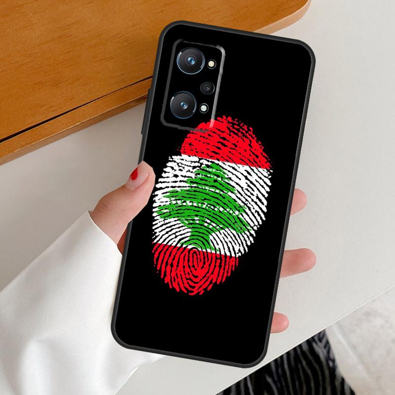

Lebanese Lebanon Flag For Realme C55 C53 C51 C35 C67 C25S C21Y C30 C31 C33 9 10 11 12 Pro Plus GT Neo 6 GT5 Case Realme C55