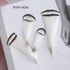 Pheasant Hair Copper Chicken White Head Slices 4-8Cm Small Feather Crafts Decorative Paintings Accessories Decorative Materials