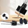 Ergonomic Wood Hole Opener Kit with Bimetallic Construction and Selflocking Extensions Rod for Precise Hole Drilling