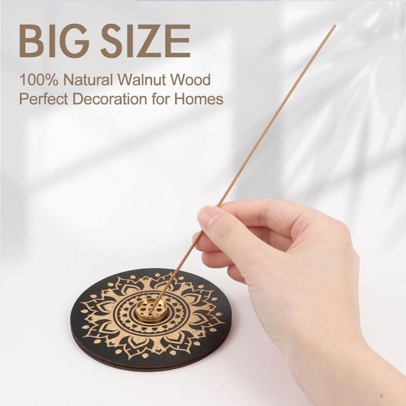 Wooden Incense Burner Line Stick Incense Holder For Yoga Meditation And Home Decoration Indoor Or Outdoor Ornaments