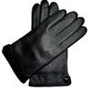 European & American Men's Sheepskin Leather Gloves with Wool Lining - Winter Warm, Plus Velvet, Windproof.