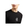 Emporio Armani Logo Embroidered Crew Neck Long Sleeve T-Shirt Men tops Black XM000364-AF12308-UC001