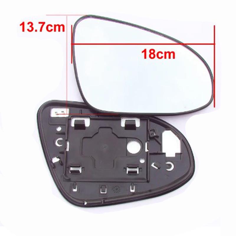 Heated Rearview Mirror Lens for 2014-2015 Toyota AYGO/Verso (Left & Right Reflectors)