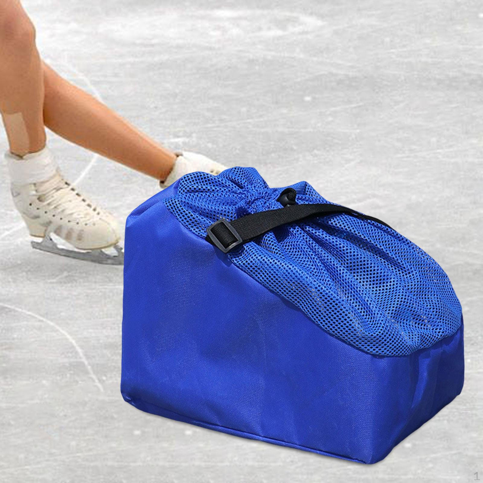 

Дышащий чехол для коньков, идеально подходит для занятий спортом на открытом воздухе синий