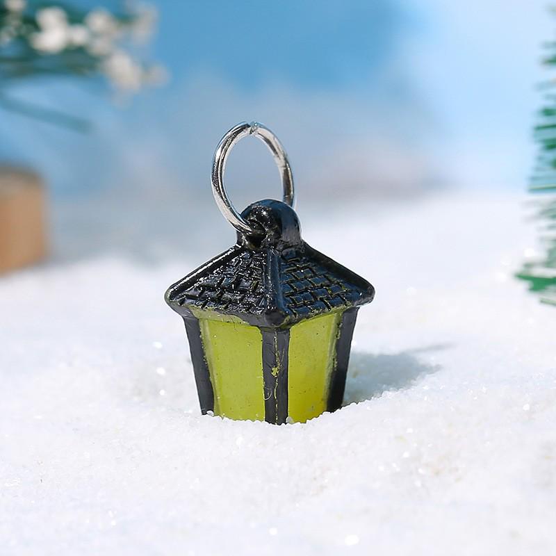 Luminous Night Light Micro Landscape Resin Christmas Tree Ornament