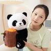 Mengmeng Hugging Bamboo Tiantian Panda Plush Toy Chengdu Zoo Tourist Souvenir Stump National Treasure Doll