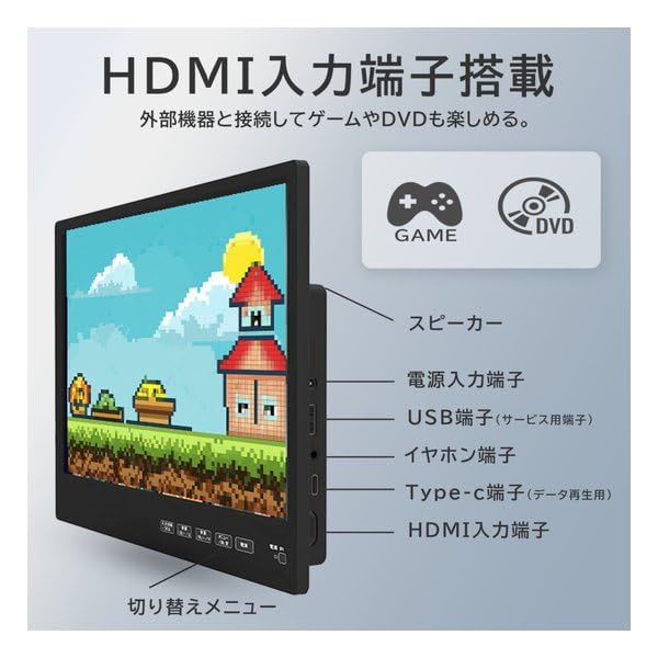 KEIYO [Headrest Rear Monitor] (Single Item AN-M011)