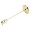 3sets Gold Taper Candle Holder 6cm Candle Holder Set Pillar Candle Holder  Home Table Decoration