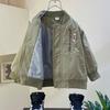 2025 Boys' Fashion Baseball Jacket - Spring/Autumn Thin Top for Kids