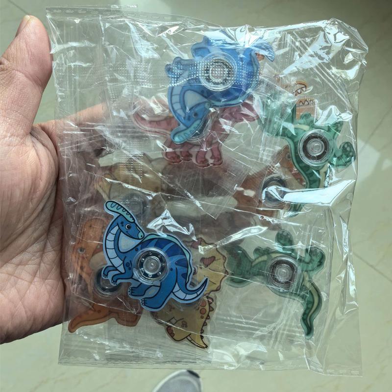 

Toys Dinosaur Fidget Spinner Anxiety Stress Relief for Treasure Box Supplies Party Rewards Birthday Gifts Kids Boys Girls