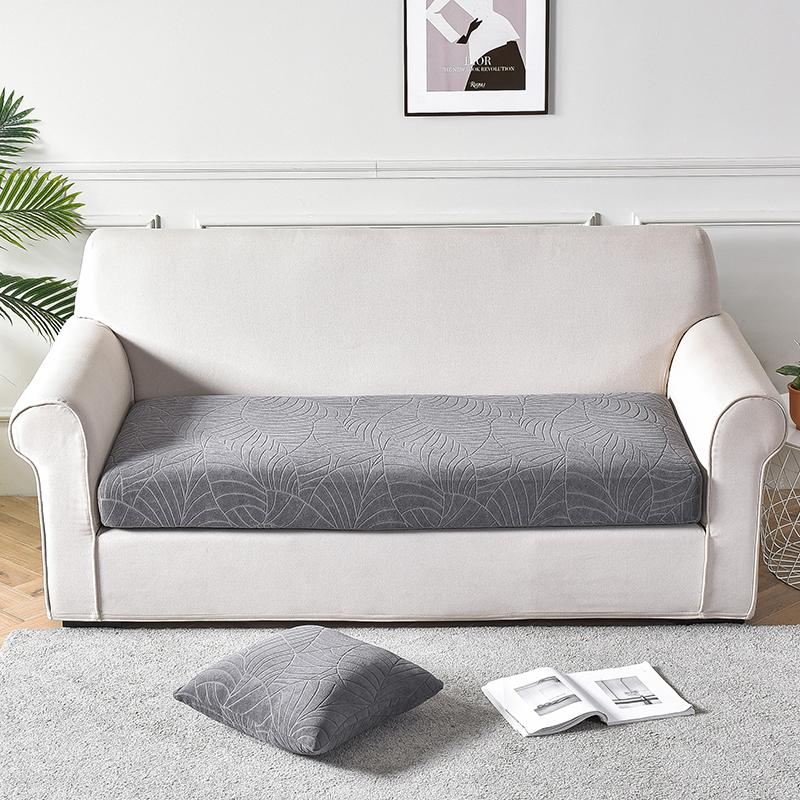 Waterproof Thick Jacquard Cushion Cover Fitted Sofa Covers For Living Room Stretch Seat Cover Furniture Protector Sectional Sofa