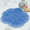 Wall Mounted Shower Foot Exfoliators Silicone Massage Shower Non-Slip Bath Mat Back Massage Brush Foot Exfoliating For Bathroom