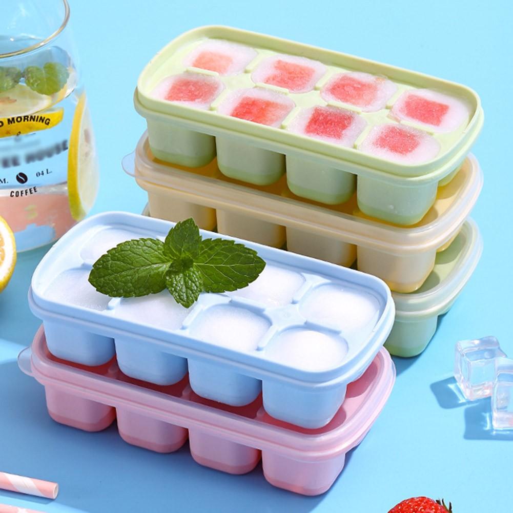 Ice Cube 8 Cell Easy Press To Release Easy To Clean Ice Mold