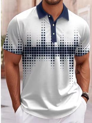 Men's Golf Polo Short Sleeve Polo Shirt Outdoor Quick Dry Daily Streetwear