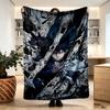 Coperta con Stampa Jujutsu Kaisen - Morbida e Confortevole, per Camera da Letto, Viaggio, Divano, Decorazione per la Casa - Regalo di Compleanno Natale per Amico