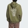Adidas Sweatshirts Men's Dark Olive Green Hooded Moderate Regular IX4912