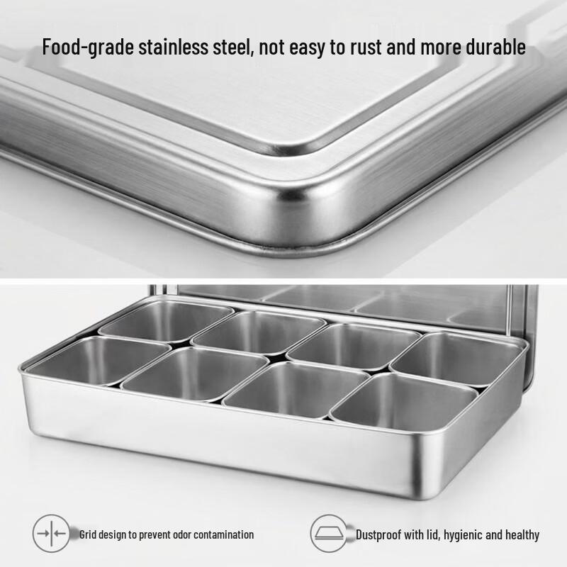 Danle Commercial Stainless Steel Seasoning Box