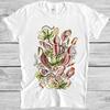Pianta carnivora Arte della natura Disegno Ernst Haeckel Nepenthaceae Regalo Maglietta T Shirt M936