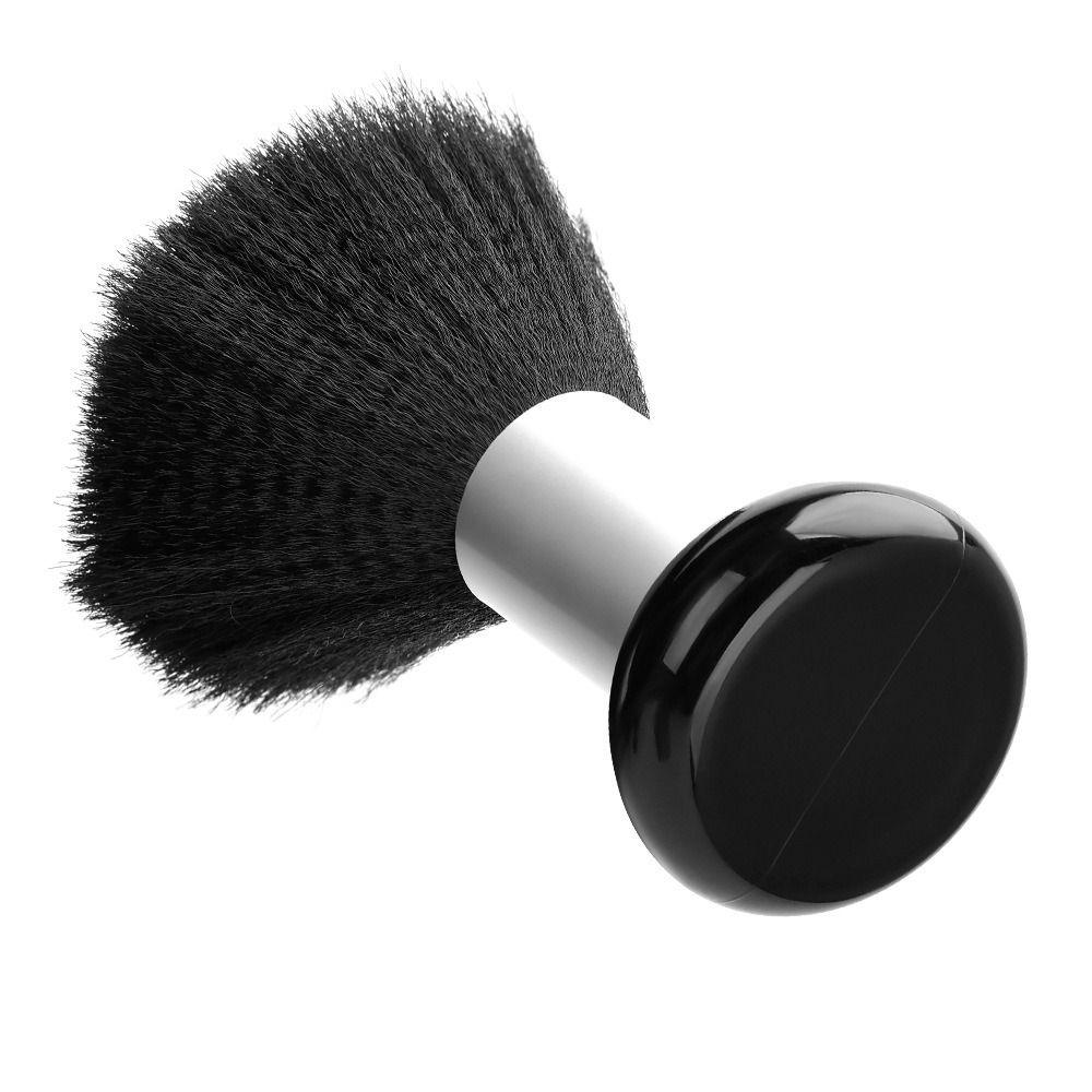 Wooden Handle Salon Brush Anti-Static Neck Duster Fashion Barber Brush Barber Salon
