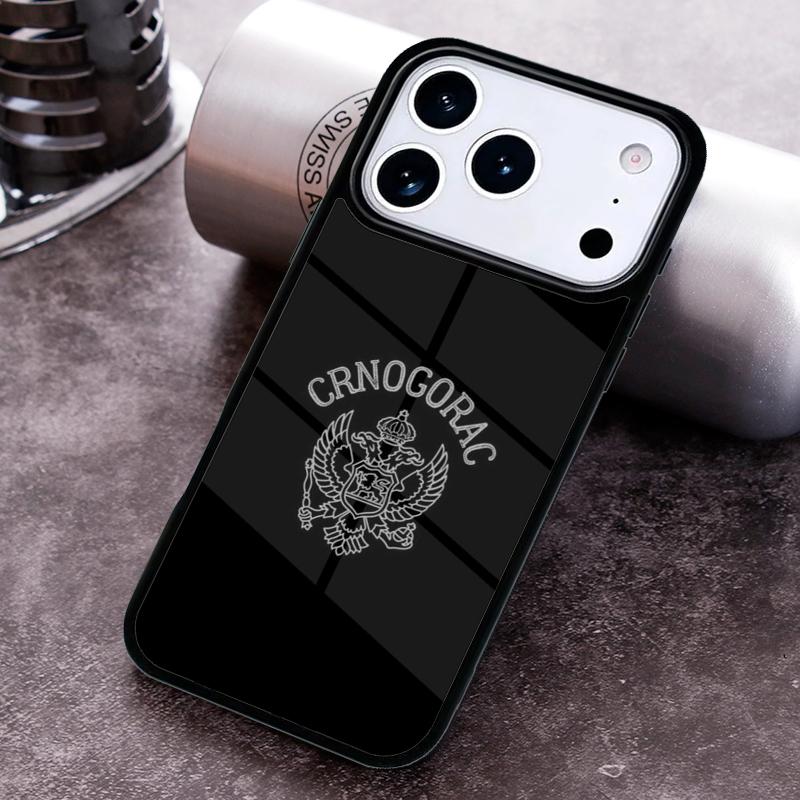 Montenegro Flag Phone Case for iPhone 17 16 15 Pro Max Air 14 13 12 11 Plus Shockproof Capa Cover