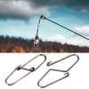100pcs Dual Lock Fishing Safety Snaps Line Terminal Tackle Accessory (0#)