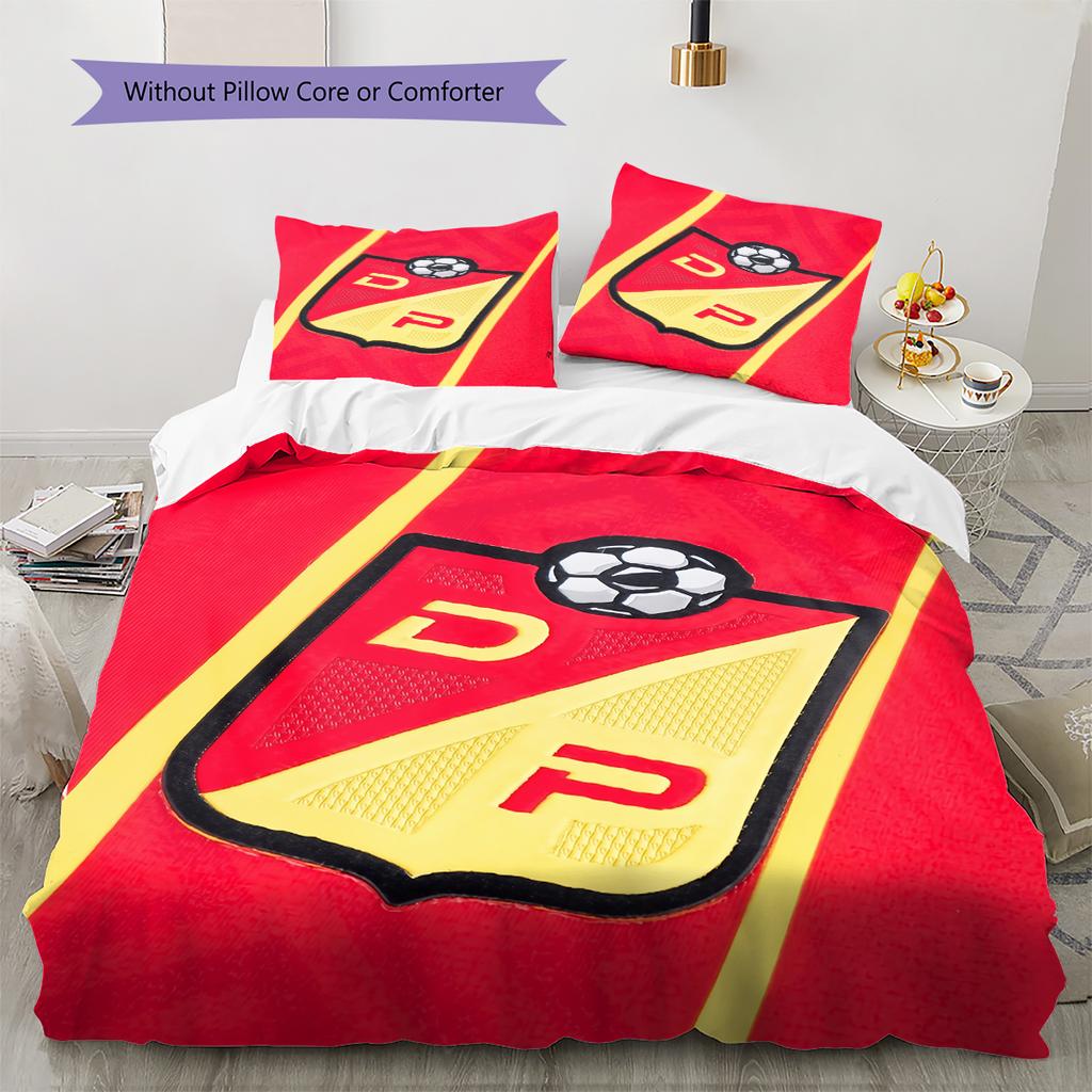 Deportivo Pereira Pattern Bedding Home Decoration Birthday & Festival Gift (1 * duvet cover + 2 * pillowcase, without core)