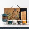 A Thousand Li of Rivers and Mountains Gift Box: Mid-Autumn & Birthday Souvenir Tea Set for Company Events