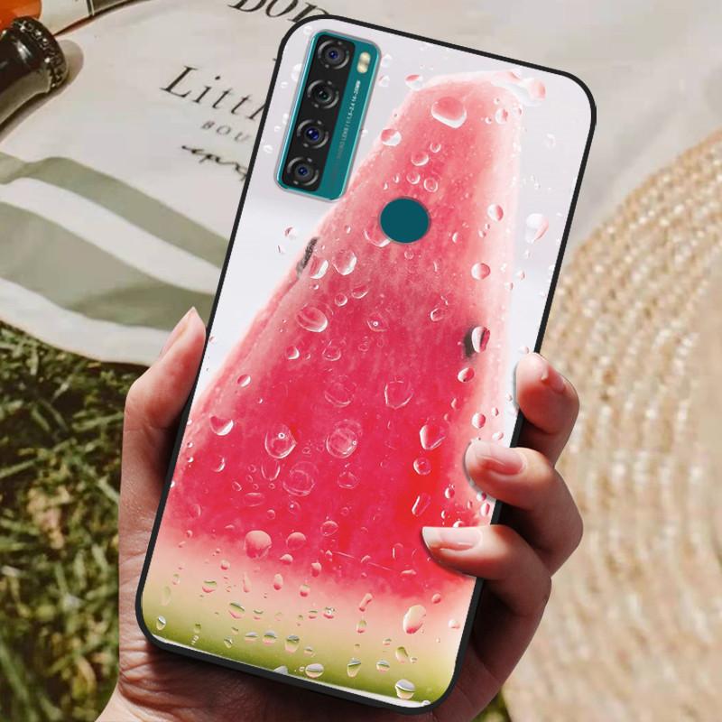Para TCL 20 SE Funda Silicona Lobo León Genial Suave Cubierta de Teléfono para TCL 20 SE Funda 20SE 6.82'' Funda Linda TPU Coque Protectora 2021