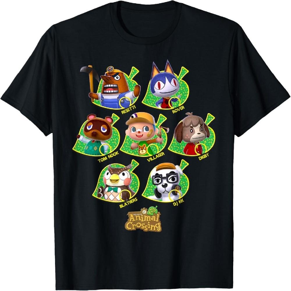 

Animal Crossing New Leaf Towns People Graphic T-Shirt T-Shirt XXXXXL