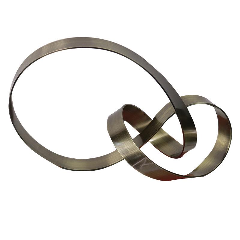 Moderní geometrický papírový lis s lanovým uzlem - Lehký luxusní dekor