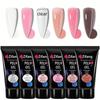 6-Color Glitter Nail Art UV Gel Extension Set