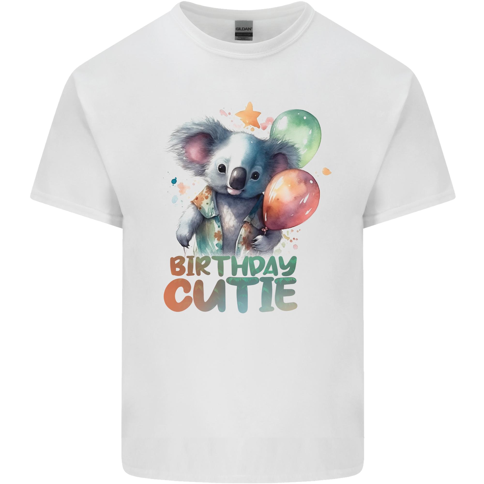 Birthday Cutie Koala 3rd 4th 5th 6th 7th 8th Unisexs Light Cotton TShirt S