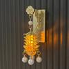 Retro Chinese Architecture Fridge Magnet Openwork Design Locker Cabinet Decoration Magnets  Friend