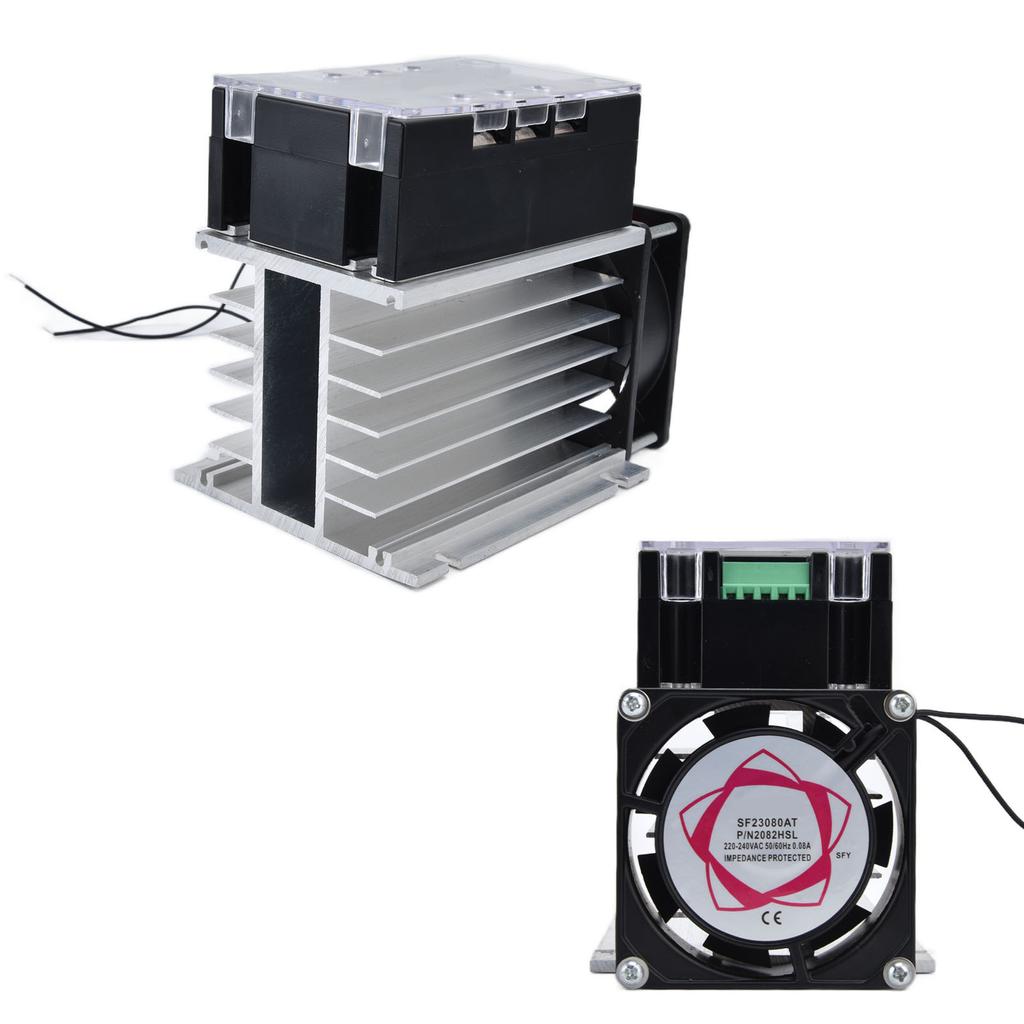 Solid State Voltage Regulator Thyristor 3 Phase Temperature Dimming Control Equipment 380VAC(TSR 40WA S With Radiator)