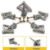 60-Piece Butterfly & Airplane Expansion Tube Drywall Anchor Kit with Screws