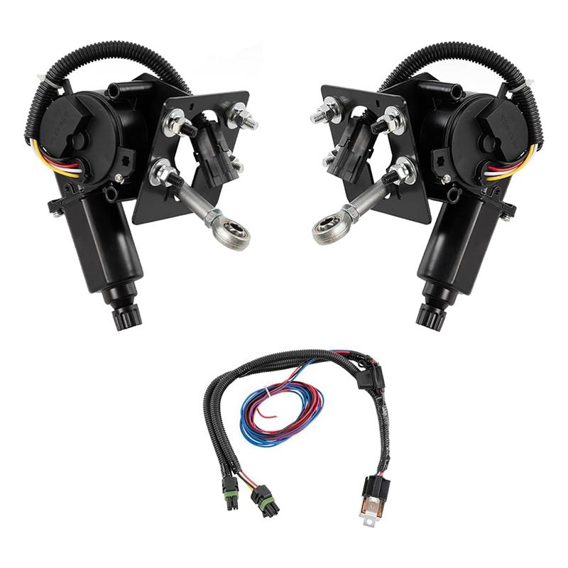 

NEW-For C3 Corvette 1968-982 Electric Headlight Conversion Motor Kits With Wire Harness 82-9129H 82-9130H 747-900 как