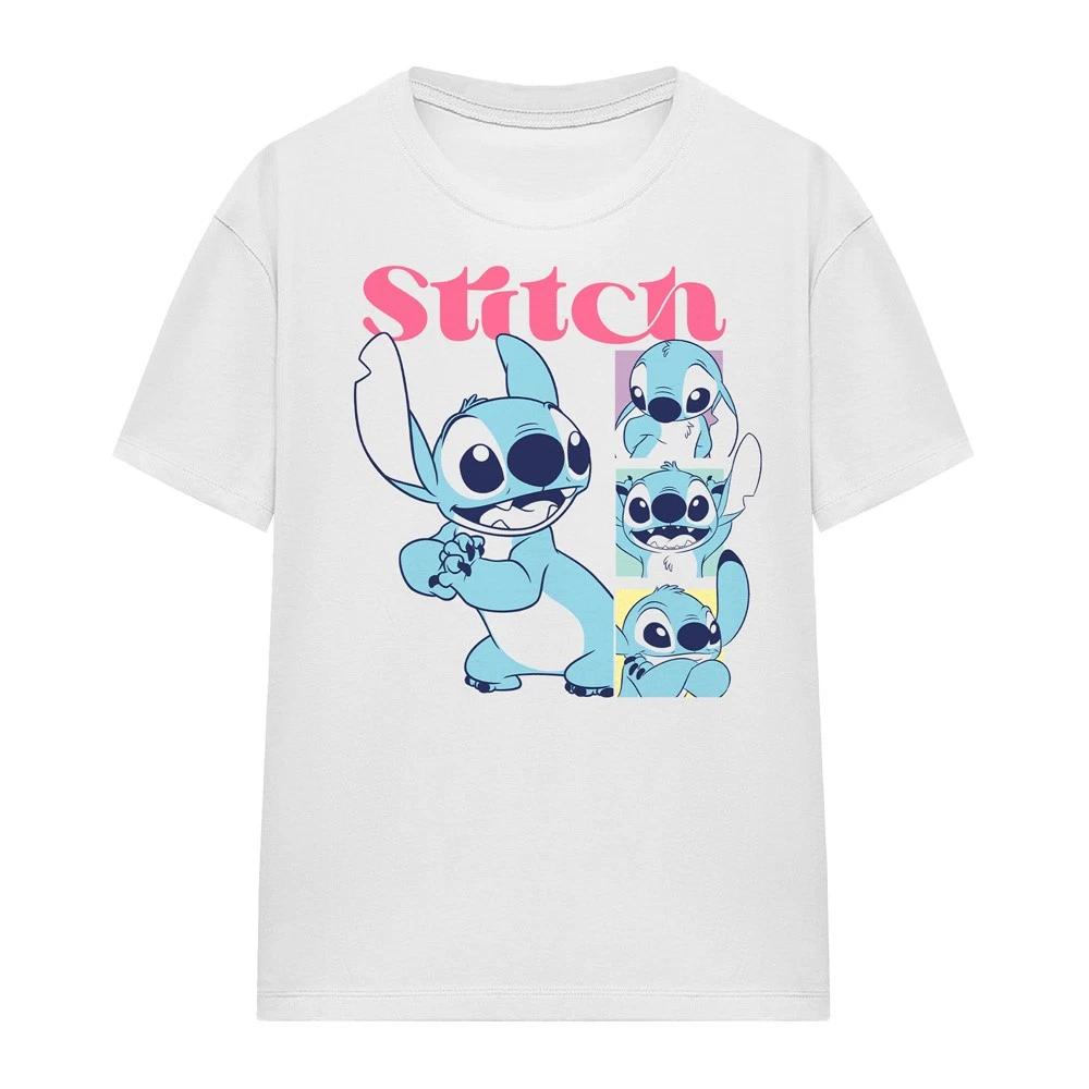 

Lilo And Stitch 100 Kisses Womens 100% Cotton T-shirt Mens Tees Top S-2XL, White L