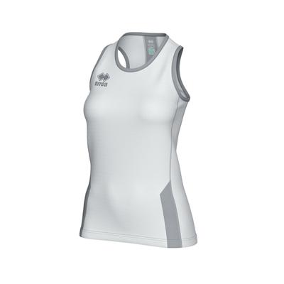 Competition Tank Top REGIS WOMAN JR Girls [Elea] White/Gray