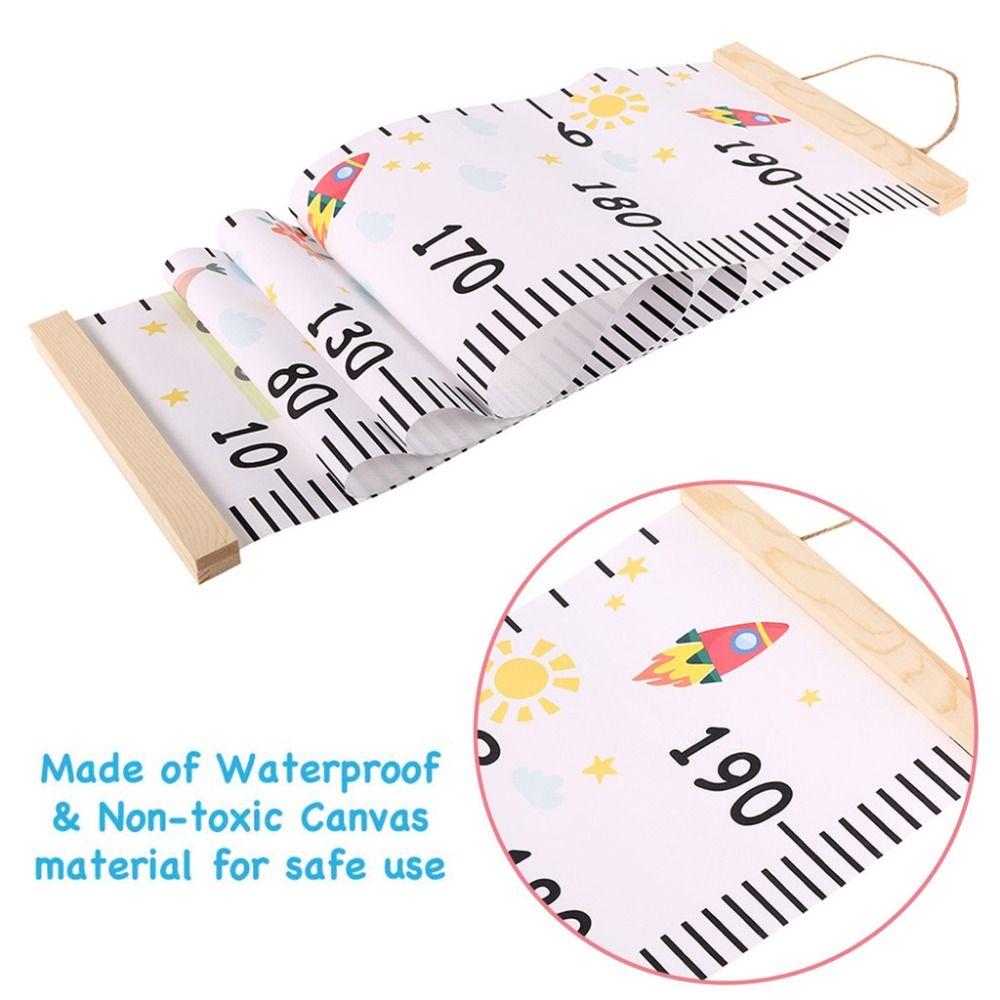 Removable Children's Height Ruler Wall Hanging Height Measuring Chart  for Kids Child Room