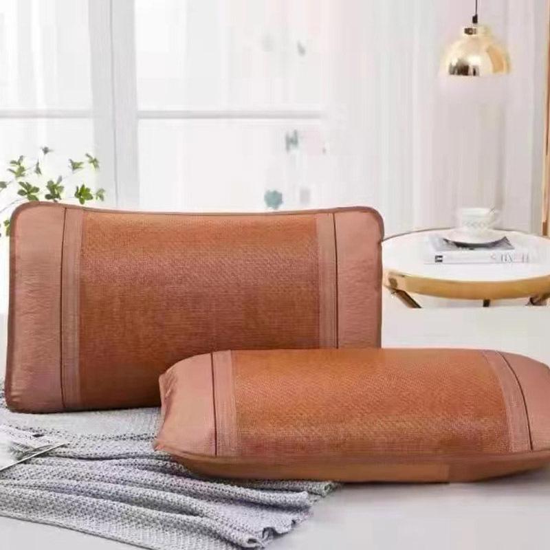 D5 Summer Cool Bamboo Rattan Pillow Cover Cushions Decorative pillows for sofa Adult Health Care 48x72cm Pillow Cover Neck Guard