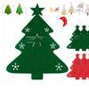 1-10Pcs 2026 New Christmas Tree Cutlery Knife Fork Covers Table Decor Xmas Tableware Pocket Holder Bag New Year Xmas Party Decor Gifts