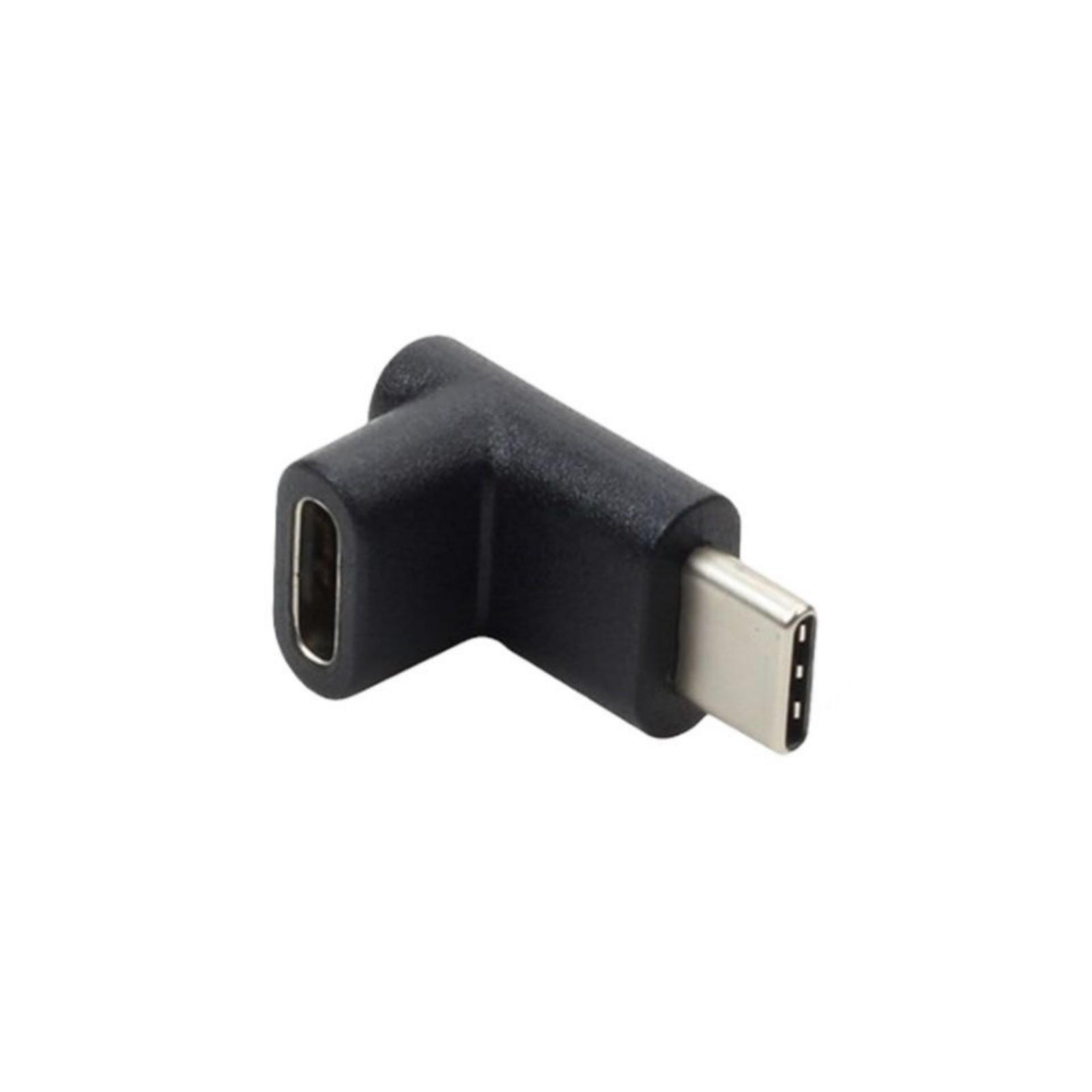 

Адаптер USB3.1 Type C под углом 90 градусов Адаптер USB C папа к USB C мама Быстрая зарядка и передача данных 10 Гбит/с Компактный дизайн A