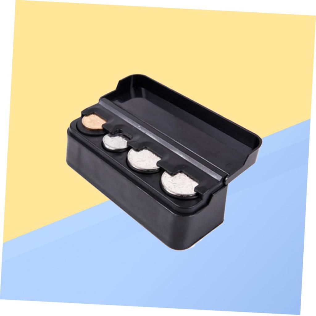 NUOBESTY Car Replacement Box Car Coin Storage Box Money Change Car Organizer