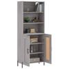 Buffet Cinza Sonoma 69,5 x 34 x 180 cm Aglomerado