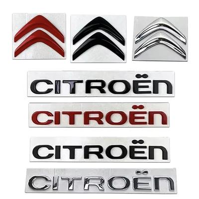 Metalen Auto Voorembleem Achterembleem voor C5 C1 DS3 DS5 C4 C3 Xsara C-Elysee DS4 Jumper Picasso Sega C-quatre Letter Sticker
