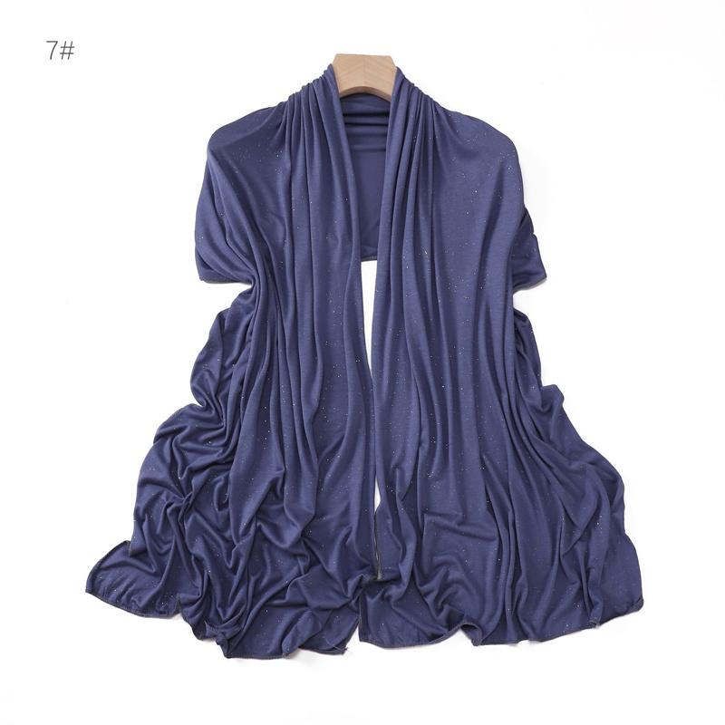 

Однотонный Блестящий Мерцающий Модальный Джерси Хиджаб Шаль Зимний Эластичный Мусульманский Рамадан Шарф Макси Накидка Снуд Стола Фуляр Шаль 175*55См