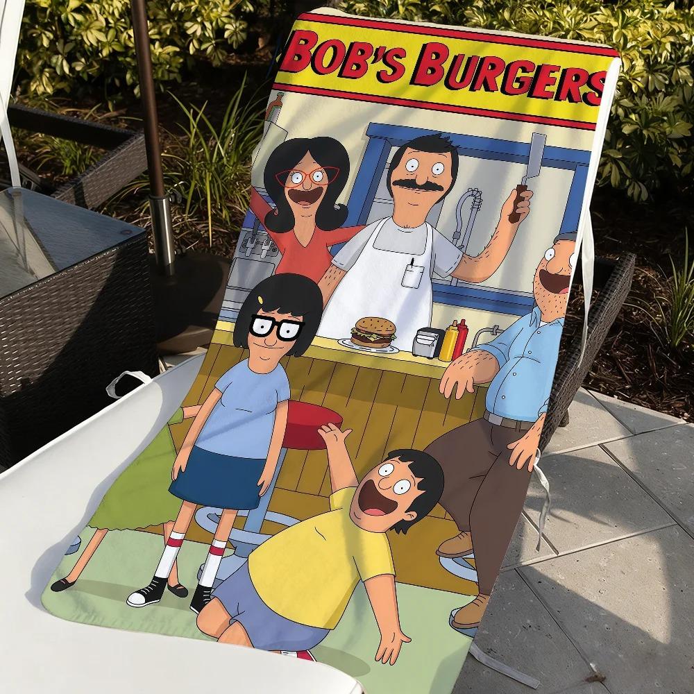Cartoon Towel B-Bobs B-Burger-S Soft Pool Travel Fitness Shower Cool Camping Quick Classic Drying Sports Beach Towel Gift