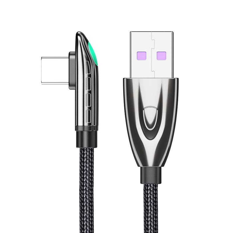 

Essager 6A 66W USB Type C кабель для Huawei Mate 40 Pro Samsung LED 5A быстрая зарядка USB-C USBC зарядное устройство 90 градусов кабель для передачи данных 2M чёрный