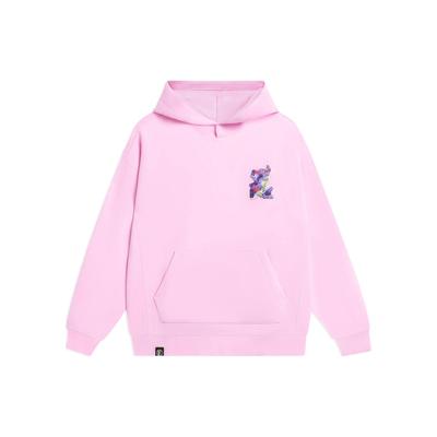 Li-Ning Wade Series Abstract Back Print Hoodie Unisex Tops Lotus-Pink AWDSE73-4