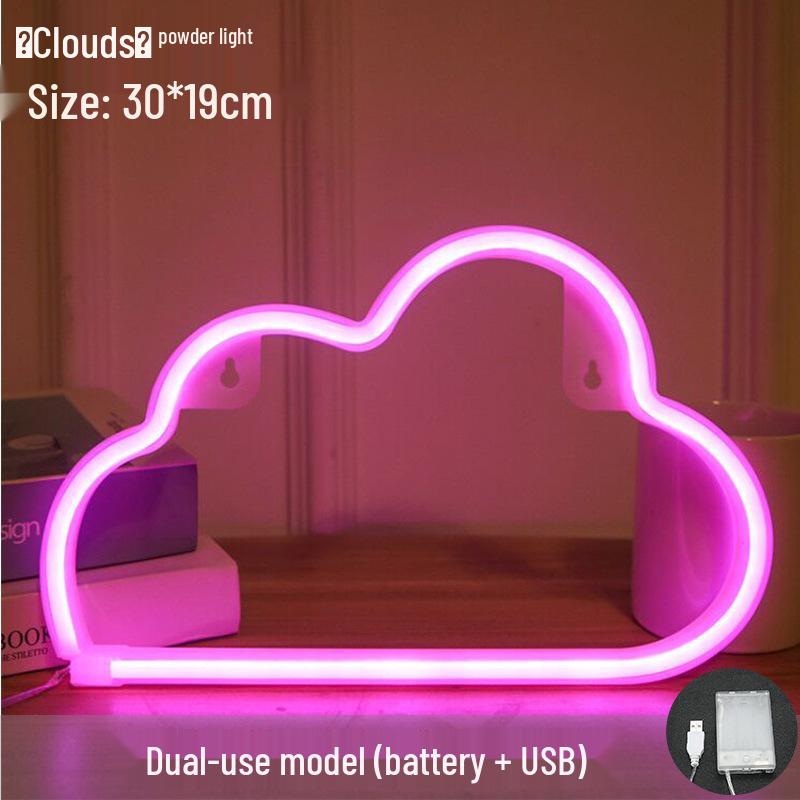 Trendy LED Neon Night Light Sign for Wall Décor